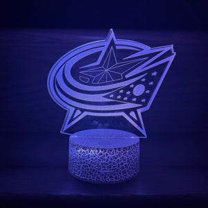 LED Lamp 'Blue Jackets'