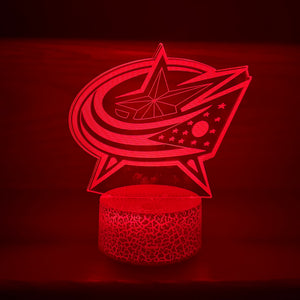 LED Lamp 'Blue Jackets'