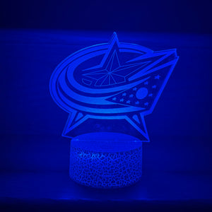 LED Lamp 'Blue Jackets'